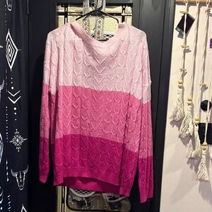 Pink Gradient Women's Sweater